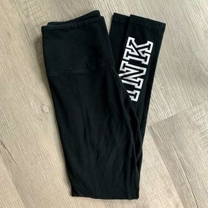 VS Pink Mesh Leggings